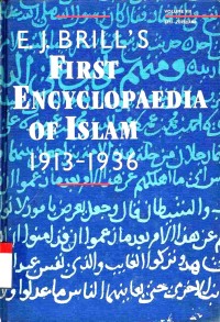 First encyclopaedia of Islam 1913-1936. Vol. 8