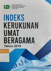 Indeks Kerukunan Umat Beragama 2019