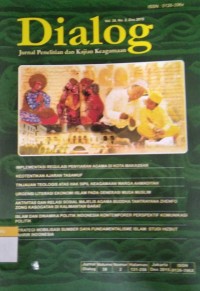 Jurnal Dialog Vol. 38. No.2 , Desember 2015