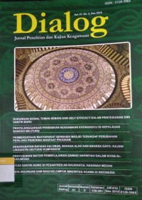 Jurnal Dialog Vol. 41. No.2, Desember 2018