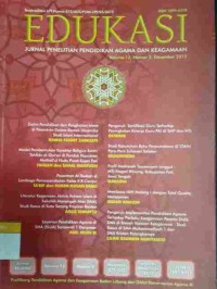 Jurnal Edukasi Vol. 13, No.3, Desember 2015