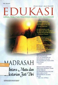 Jurnal Edukasi Vol. 3 , No. 1, Januari - Maret 2005