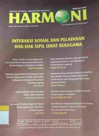 Jurnal Harmoni Vol.14 No. 1, Januari - April 2015