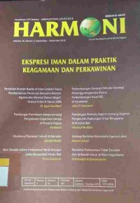 Jurnal Harmoni Vol.14 No. 3, September  2015