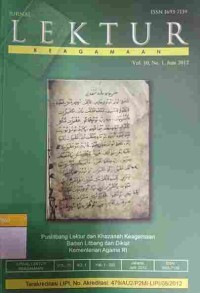 Jurnal Lektur Vol. 10, No. 1, Juni 2012