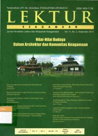 Jurnal Lektur Vol. 11, No. 2 Desember 2013