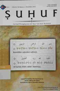 Jurnal Suhuf  Vol. 14,  No. 2 Desember 2021