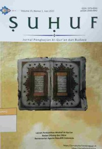 Jurnal Suhuf  Vol. 15,  No. 1,  Juni 2021