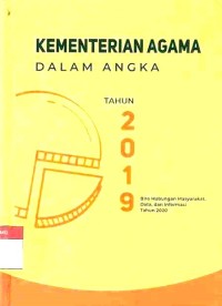 Kementerian Agama dalam Angka Tahun 2019