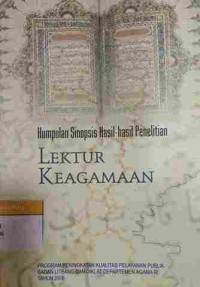 Kumpulan Sinopsis Hasil Hasil Penelitian Lektur Keagamaan
