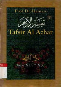 Tafsir Al-Azhar Juz XIX-XX. Vol. 10