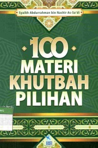 100 Materi Khutbah Pilihan