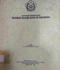 Sejarah Masjid Kuno di Indonesia