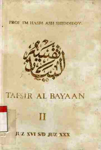 Image of Tafsir Al-Bayan Juz XVI-XXX. Vol. 2