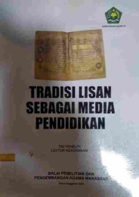 Tradisi Lisan Sebagai Media Pendidikan